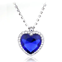 Titanic Heart of the Ocean Necklace - Stylish Crystal Pendant